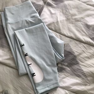Baby Blue Nike Leggings